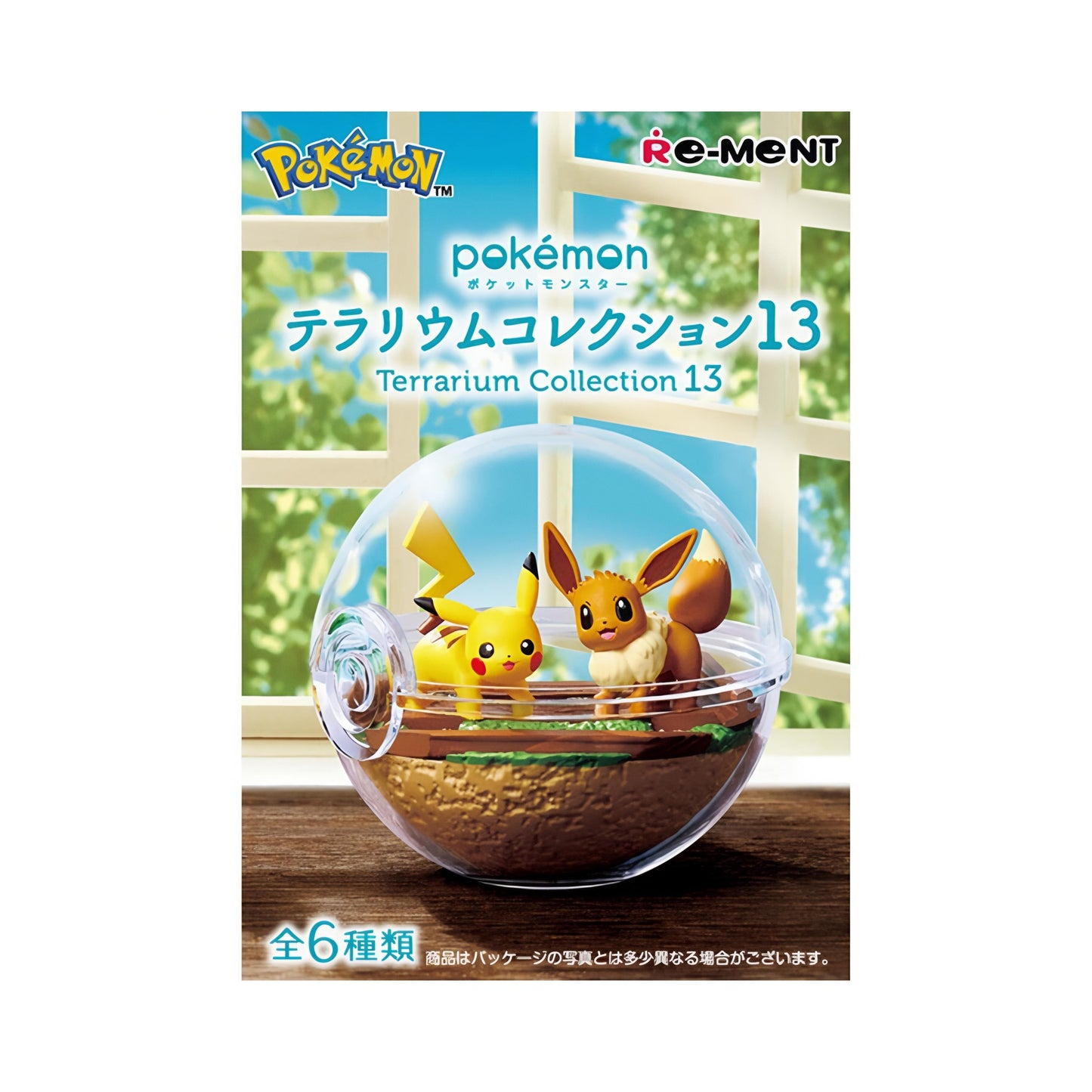 Pokémon Terrarium Collection 13 – Re-Ment Blind Box Sealed Case (6x Boxes)