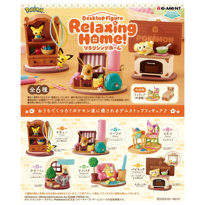 Pokémon Relaxing Home Collection – Re-Ment Blind Box Sealed Case (6x Boxes)