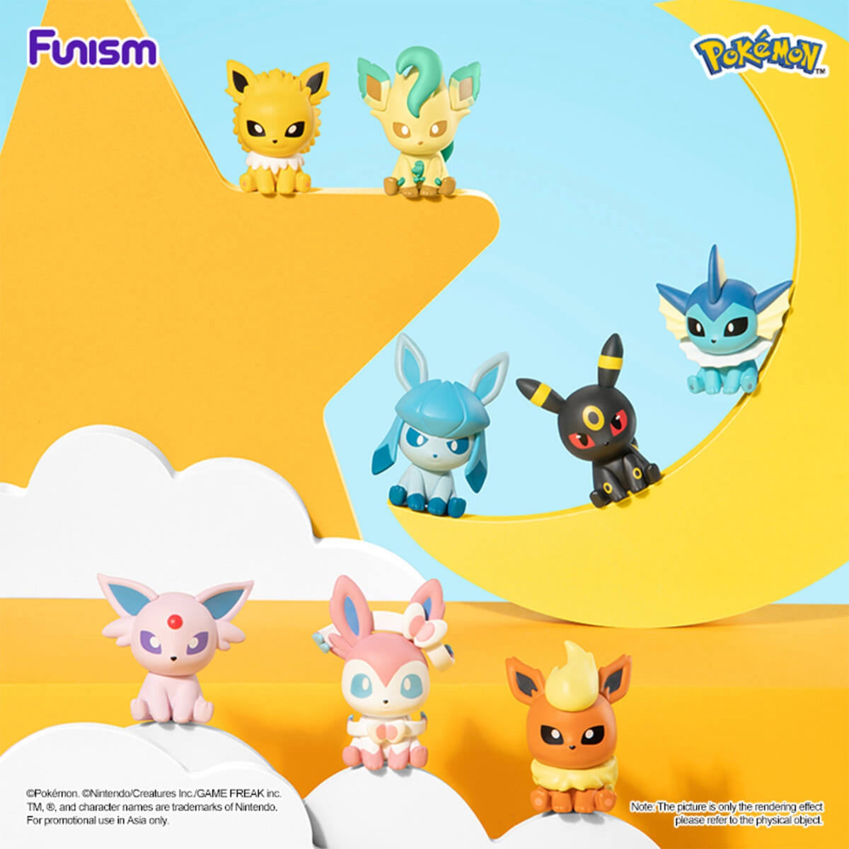 Pokémon Funism Palmsize Wonders Vol. 2 Eevee Set Blind Box Pokéball