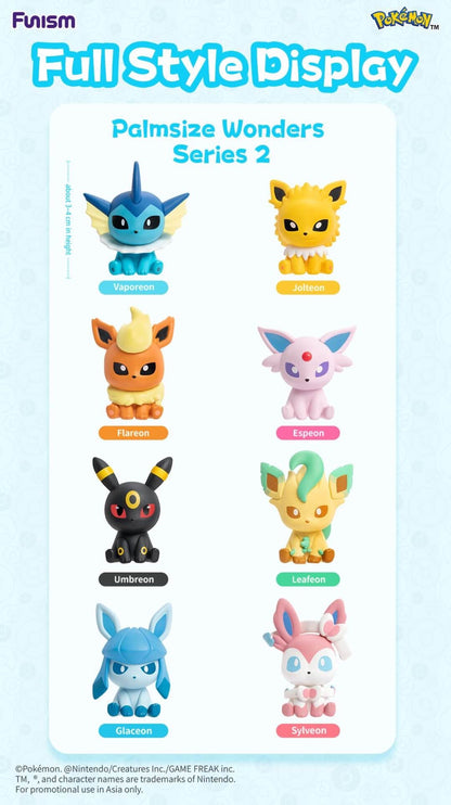 Pokémon Funism Palmsize Wonders Vol. 2 Eevee Set Blind Box Pokéball