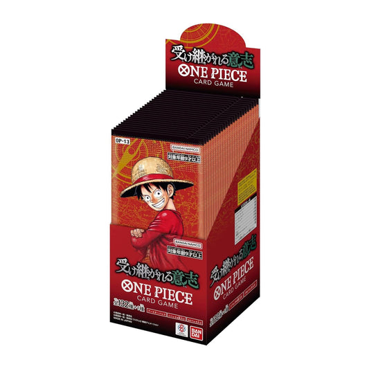 One Piece Carrying on His Will OP-13 Booster Display