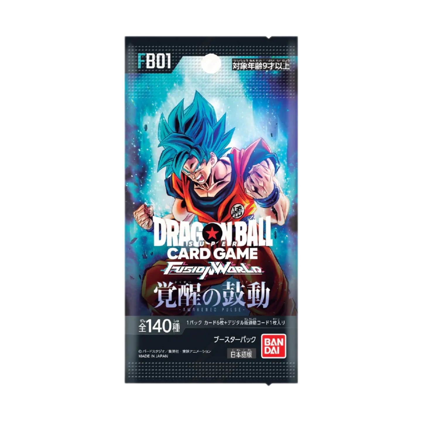 Dragon Ball Fusion World Awakened Pulse FB01 Booster Display Japanese
