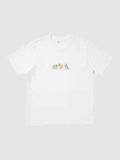 Pokémon 30th Anniversary - UT Short Sleeve Graphic T-shirt - 3 Starters - SparkLeaf TCG