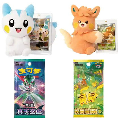 [Pre - Order] Pokémon Pikachu Cheek Rub Plush & Card Display Blind Box - Simplified Chinese - SparkLeaf TCG