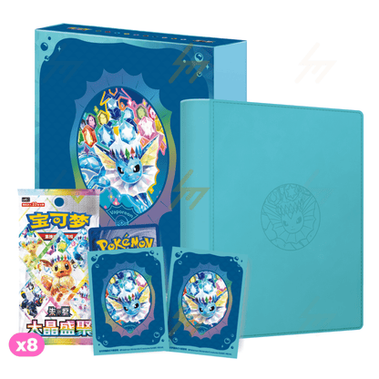 [Pre-Order] Pokémon Terastal Gathering Eeveelution Binder Gift Box - Simplified Chinese - SparkLeaf TCG
