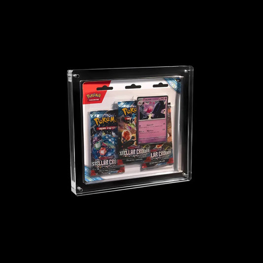The Acrylic Box - Pokémon 3 Pack Blister - SparkLeaf TCG