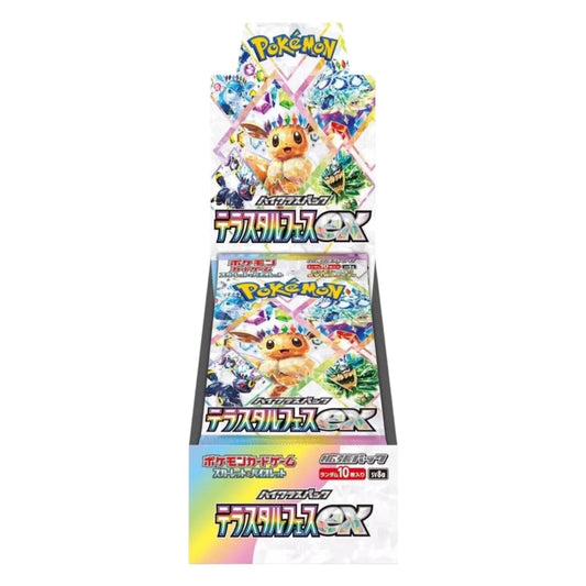 Twitch Stream: Pokémon Terastal Festival ex Booster Display Japanese - SparkLeaf TCG